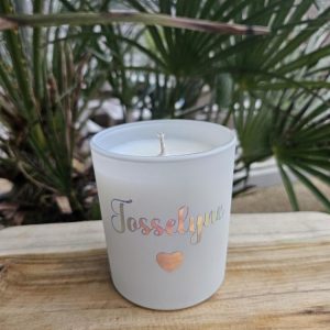 Bougie personnalisée