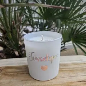 Bougie personnalisée