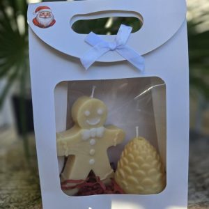Coffret Bougies pain d'épice et pomme de pin