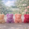 Bougie mini nounours