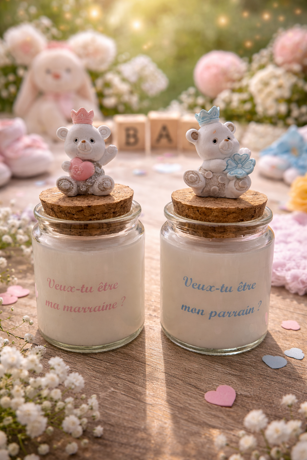 Bougie Parrain ou Marraine