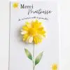 Fleur personnalisée – Merci Maîtresse, Nounou ou ATSEM